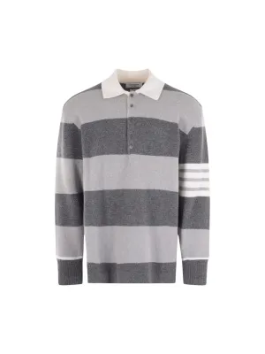 4bar Wool Polo Sweater