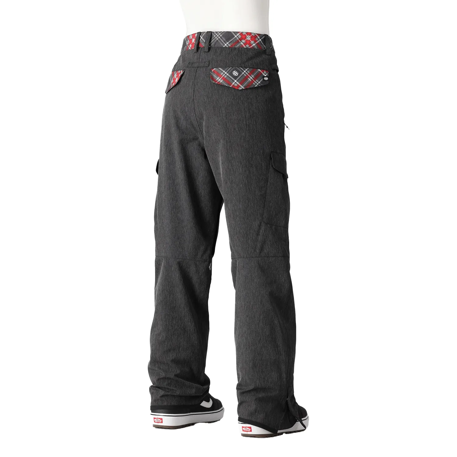 686 Women's Aura Insulated Cargo Pant 2025 Hello Kitty Black Denim