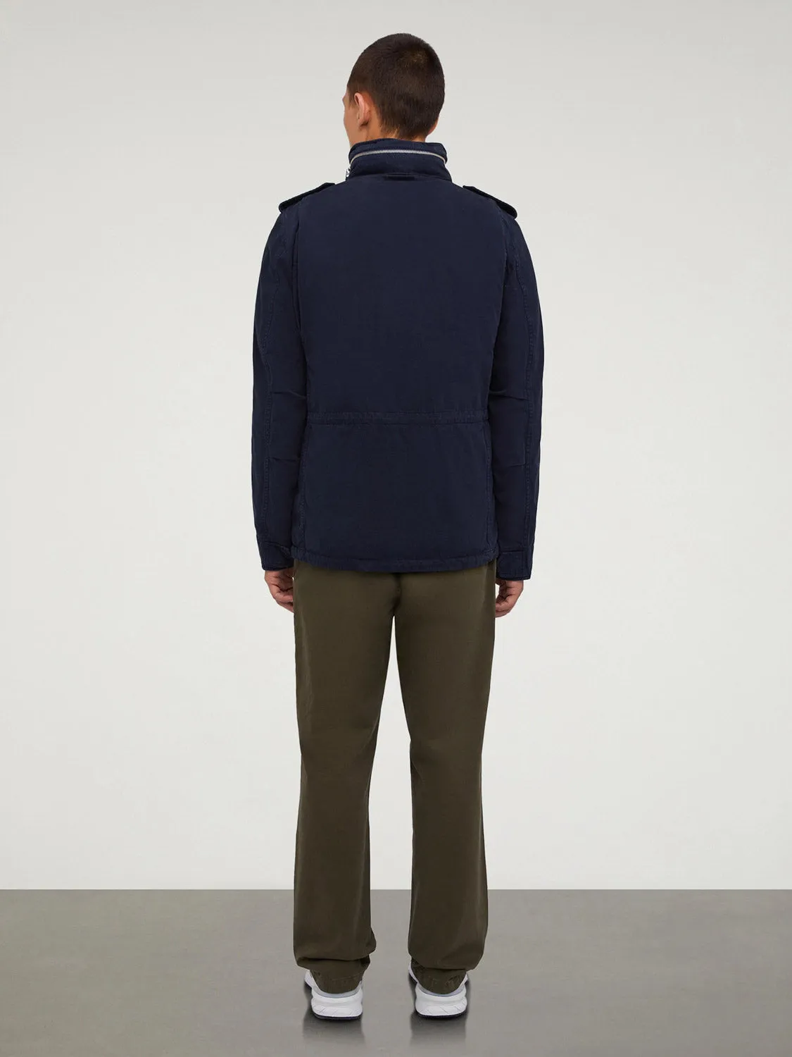 Aspesi Cotton Mini Field Jacket Navy