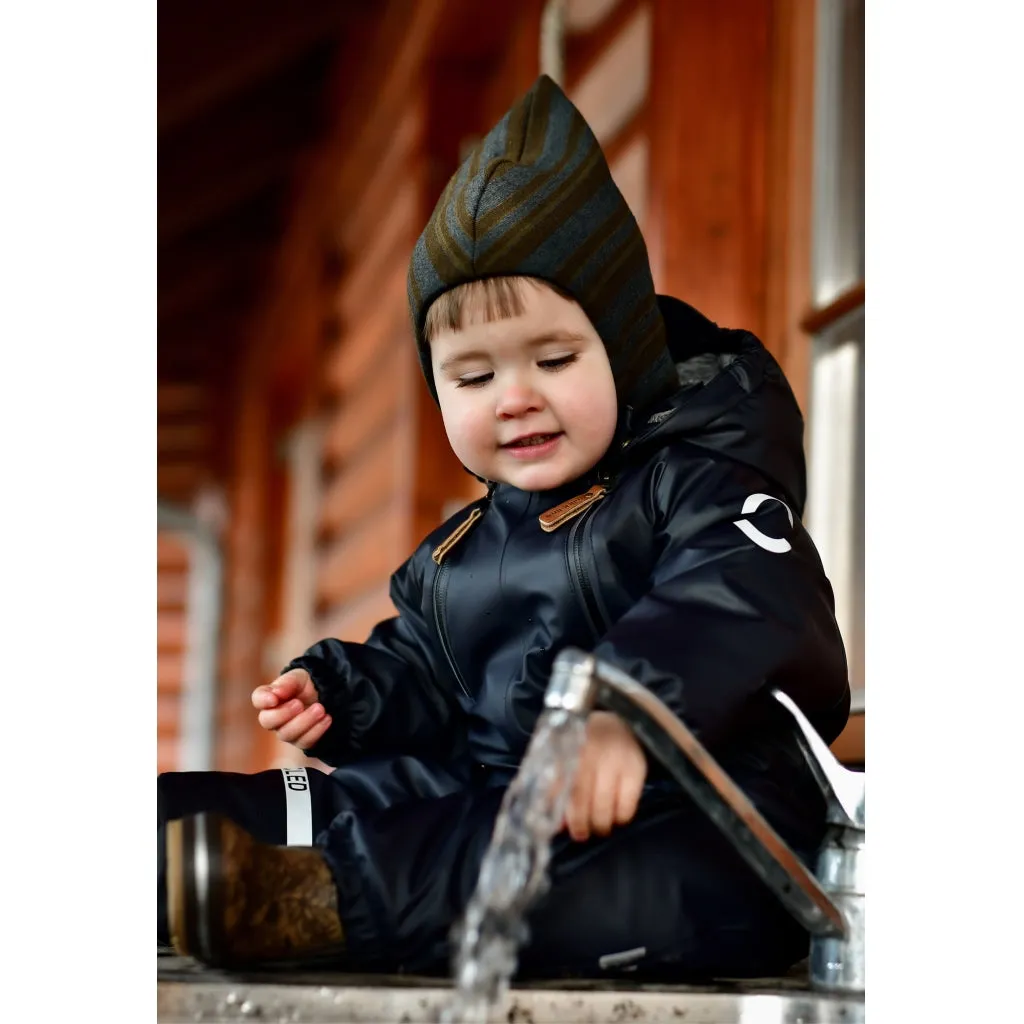 Baby PU Snowsuit - Dark Navy