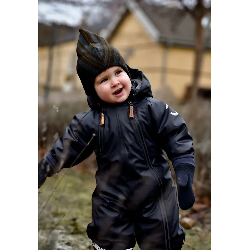 Baby PU Snowsuit - Dark Navy