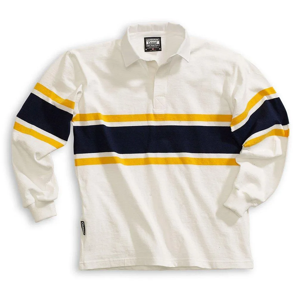 Barbarian Casual Weight Acadia Stripe Rugby Jersey