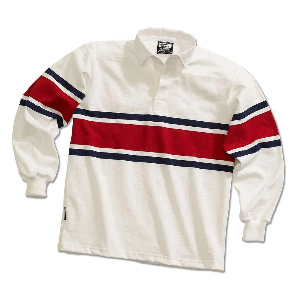 Barbarian Casual Weight Acadia Stripe Rugby Jersey