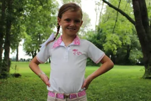 Belle & Bow Short Sleeve Pink Belles Sunshirt