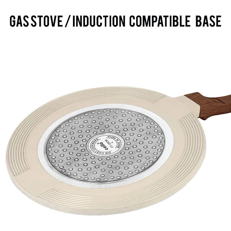 Castello Die Cast Induction Base Flat Tawa