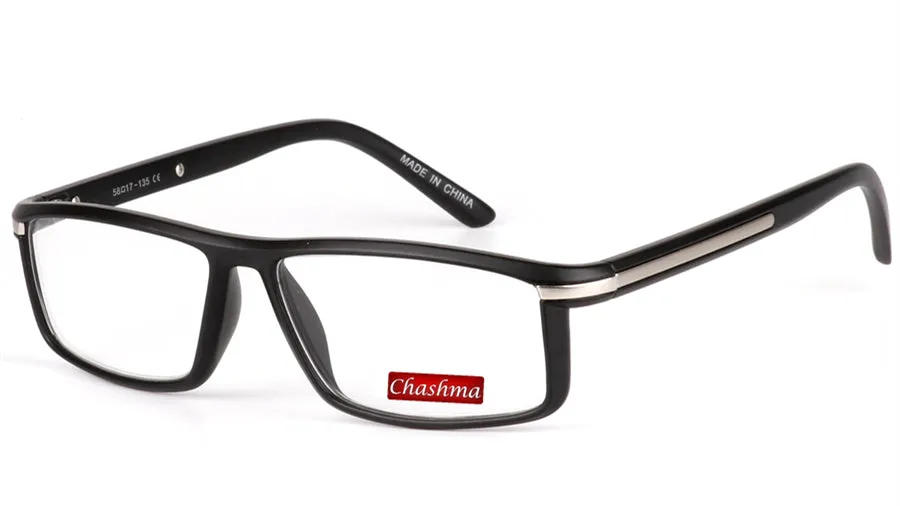 Chashma Unisex Full Rim Square Titanium Tr 90  Reading Glasses 1356