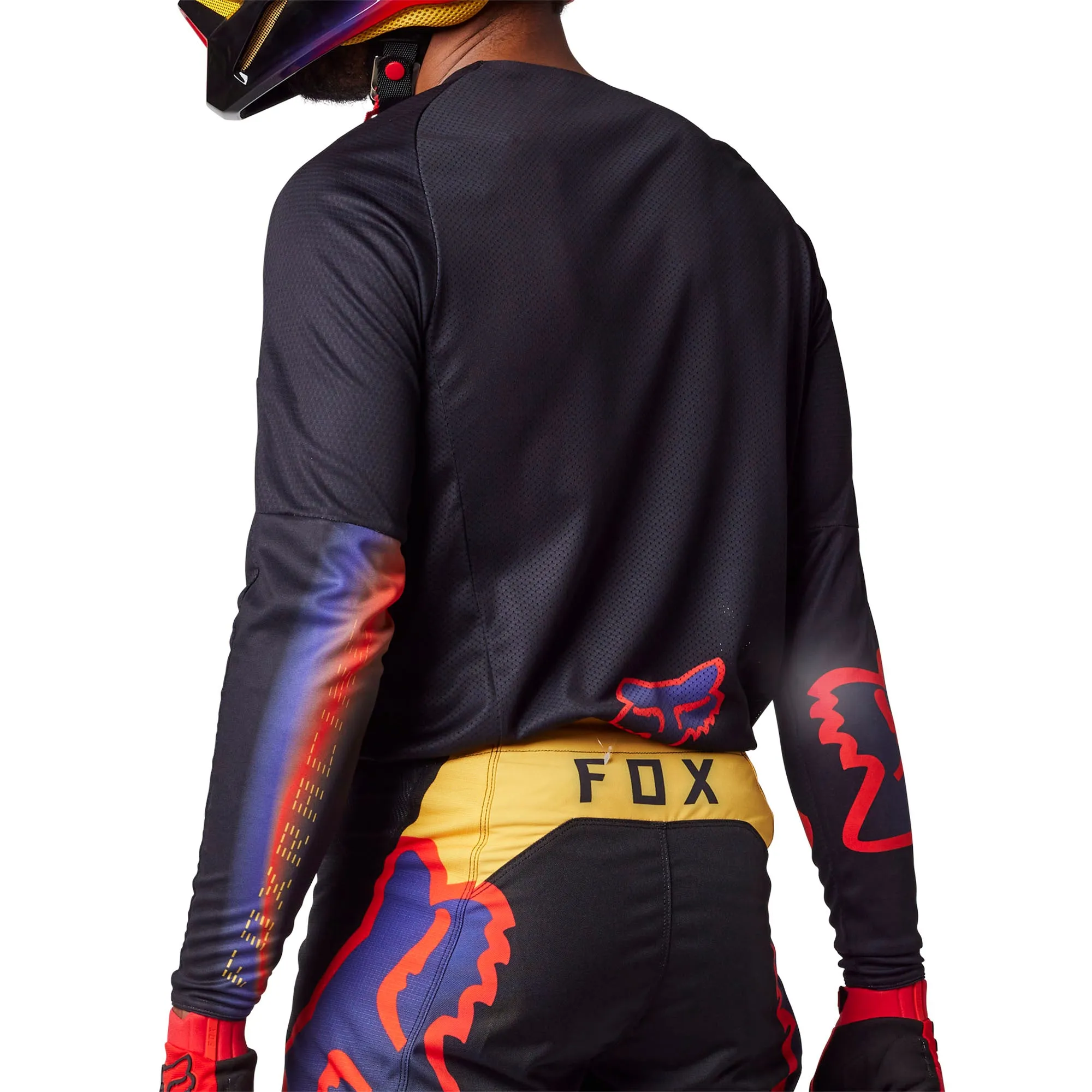 Fox Racing  Mens 360 Fgmnt Motocross Jersey Black Offroad MotoX Vented Mesh