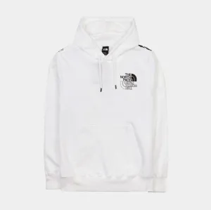 Graphic Injection Mens Hoodie (White) Free Shipping