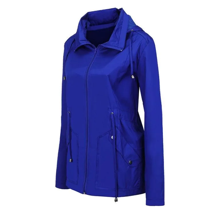 Hooded Waterproof Windbreaker Jacket for Urban Leisure