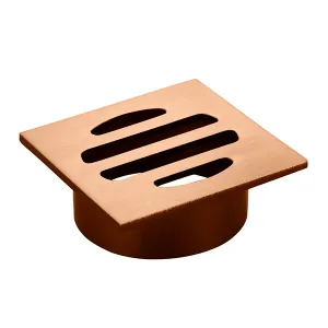 Meir Square Floor Grate Shower Drain 50mm Outlet Lustre Bronze