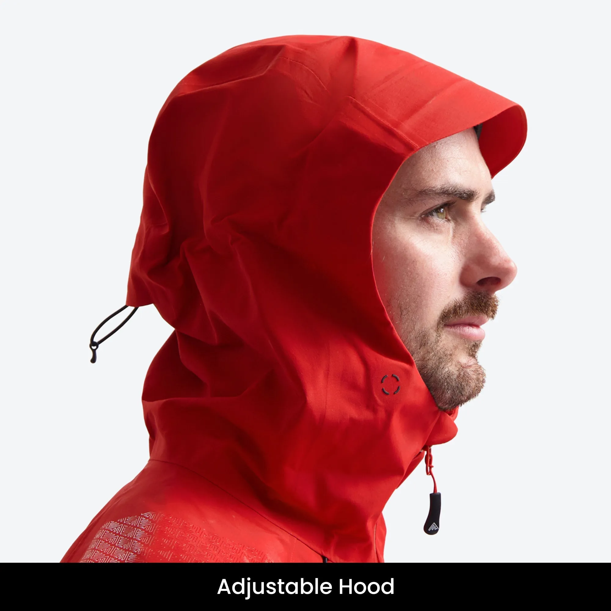 Mountain Hardshell Jacket Red | Mens