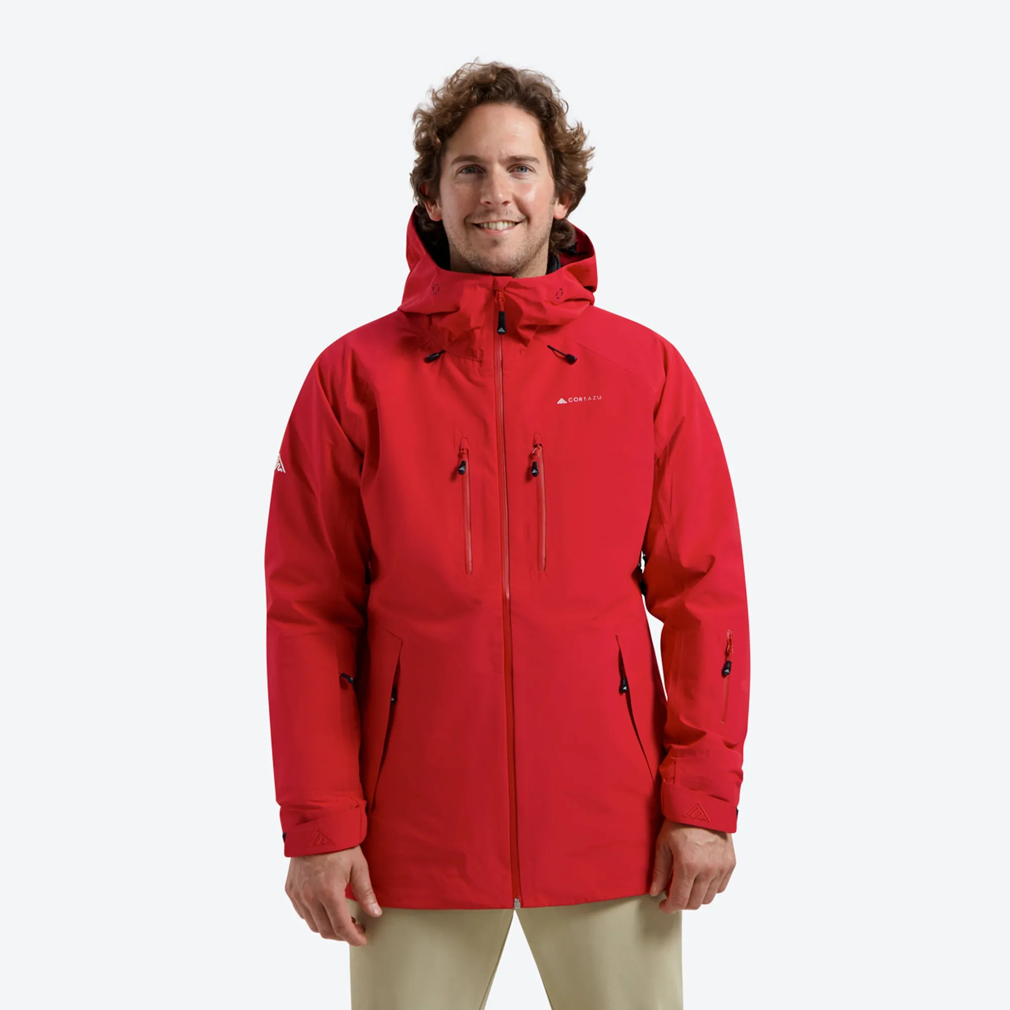 Mountain Hardshell Jacket Red | Mens