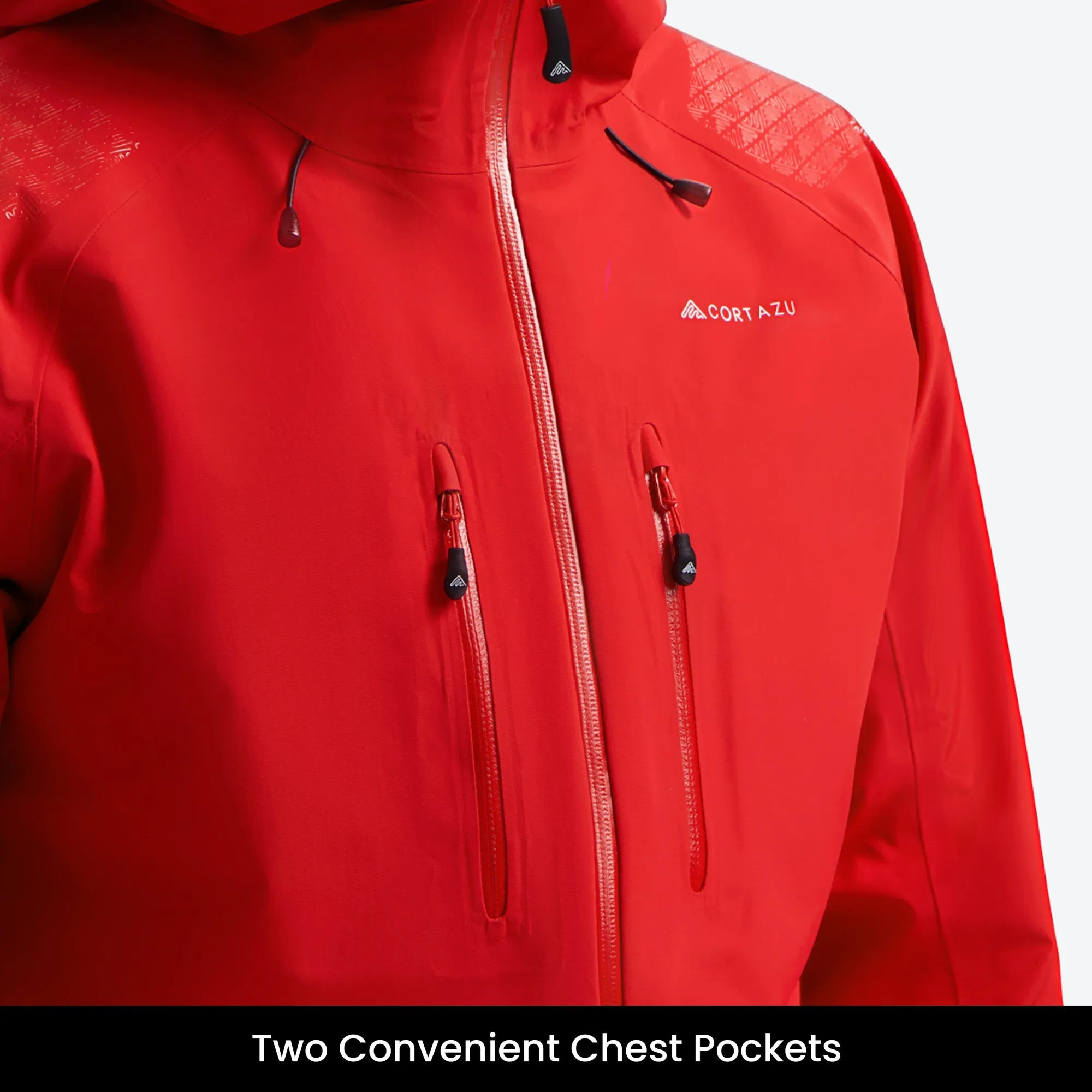 Mountain Hardshell Jacket Red | Mens