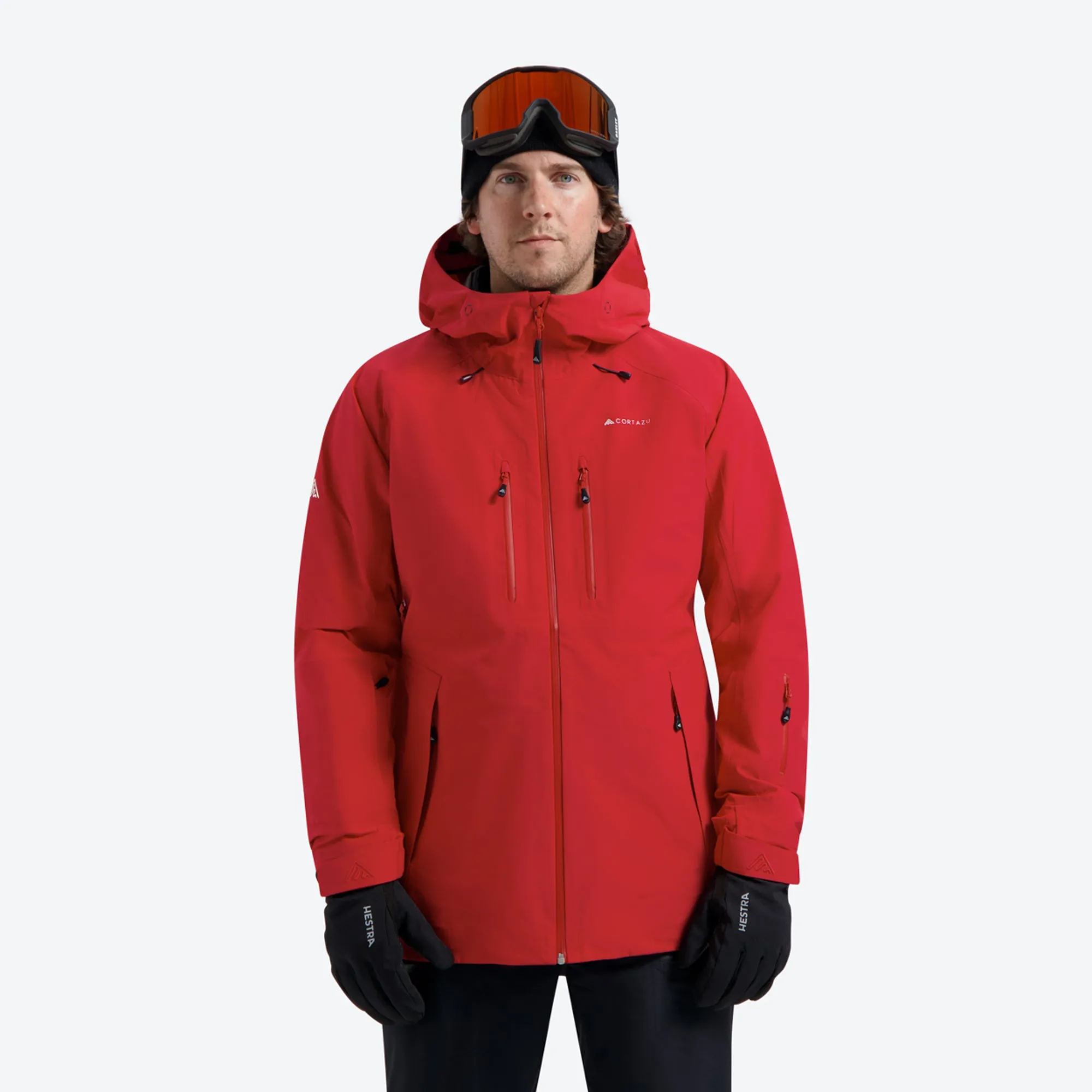 Mountain Hardshell Jacket Red | Mens