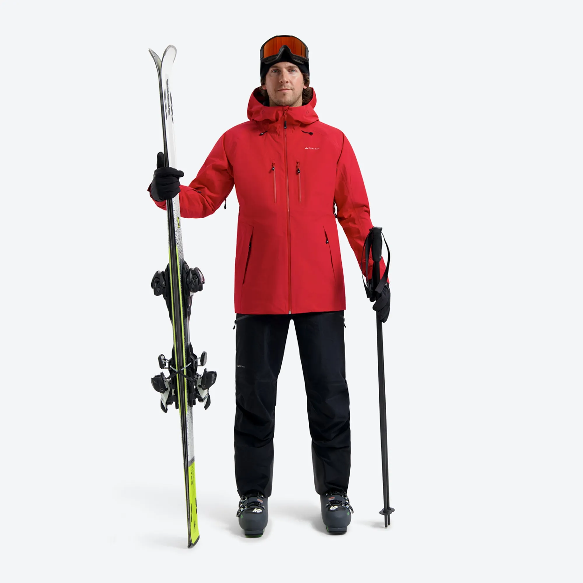 Mountain Hardshell Jacket Red | Mens