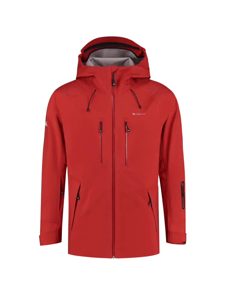 Mountain Hardshell Jacket Red | Mens