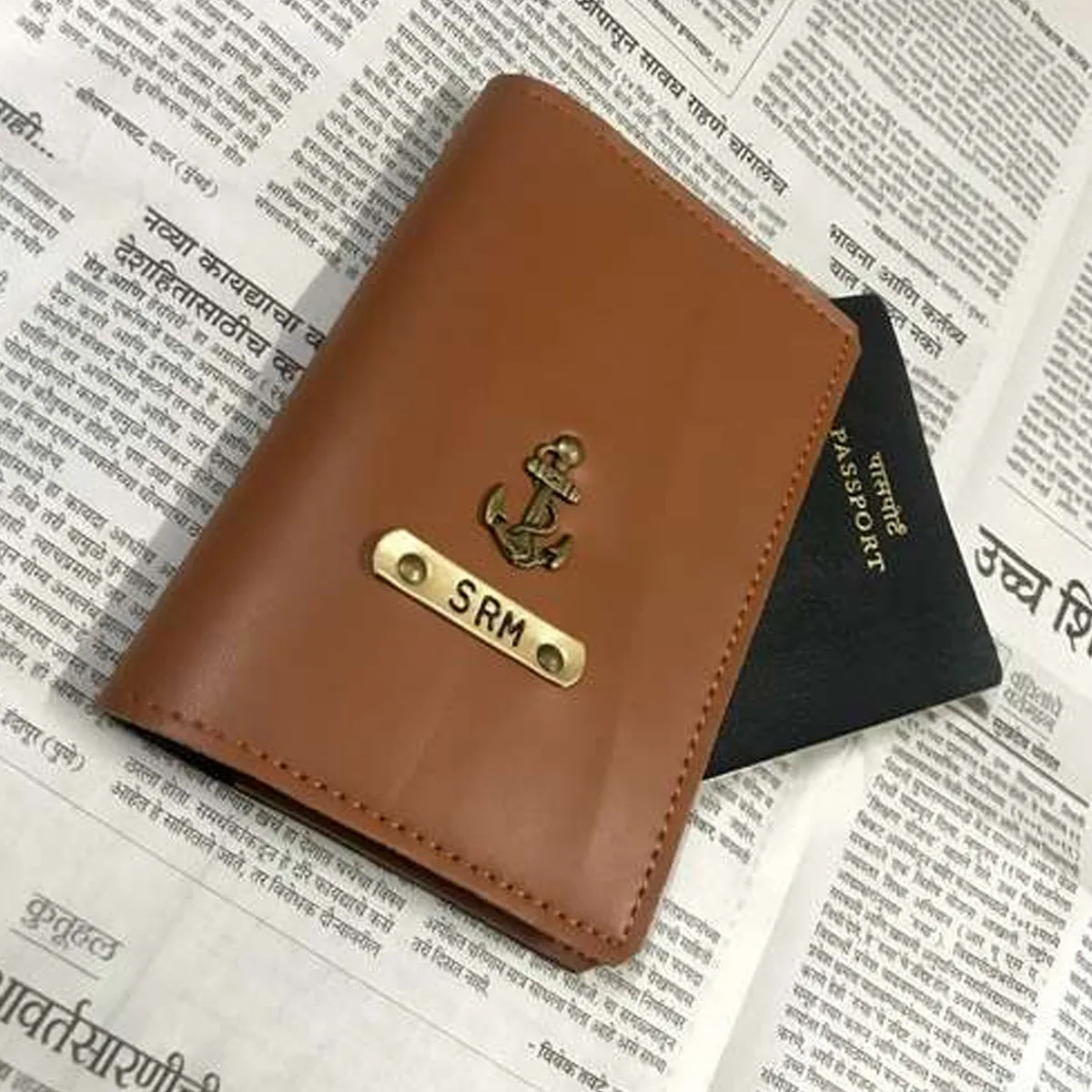 Passport Covers (Tan) - One Charm