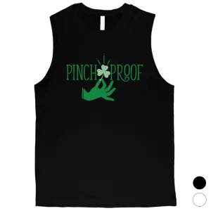 Pinch Me Punch You Mens St Patrick's Day Muscle Tank Top Funny Gift