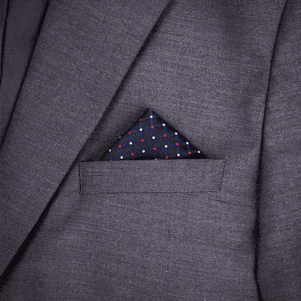 Pink Floral Pocket Square