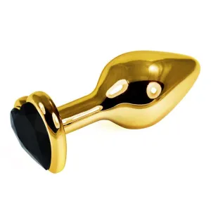 Small Gold Butt Plug with Jewel Base