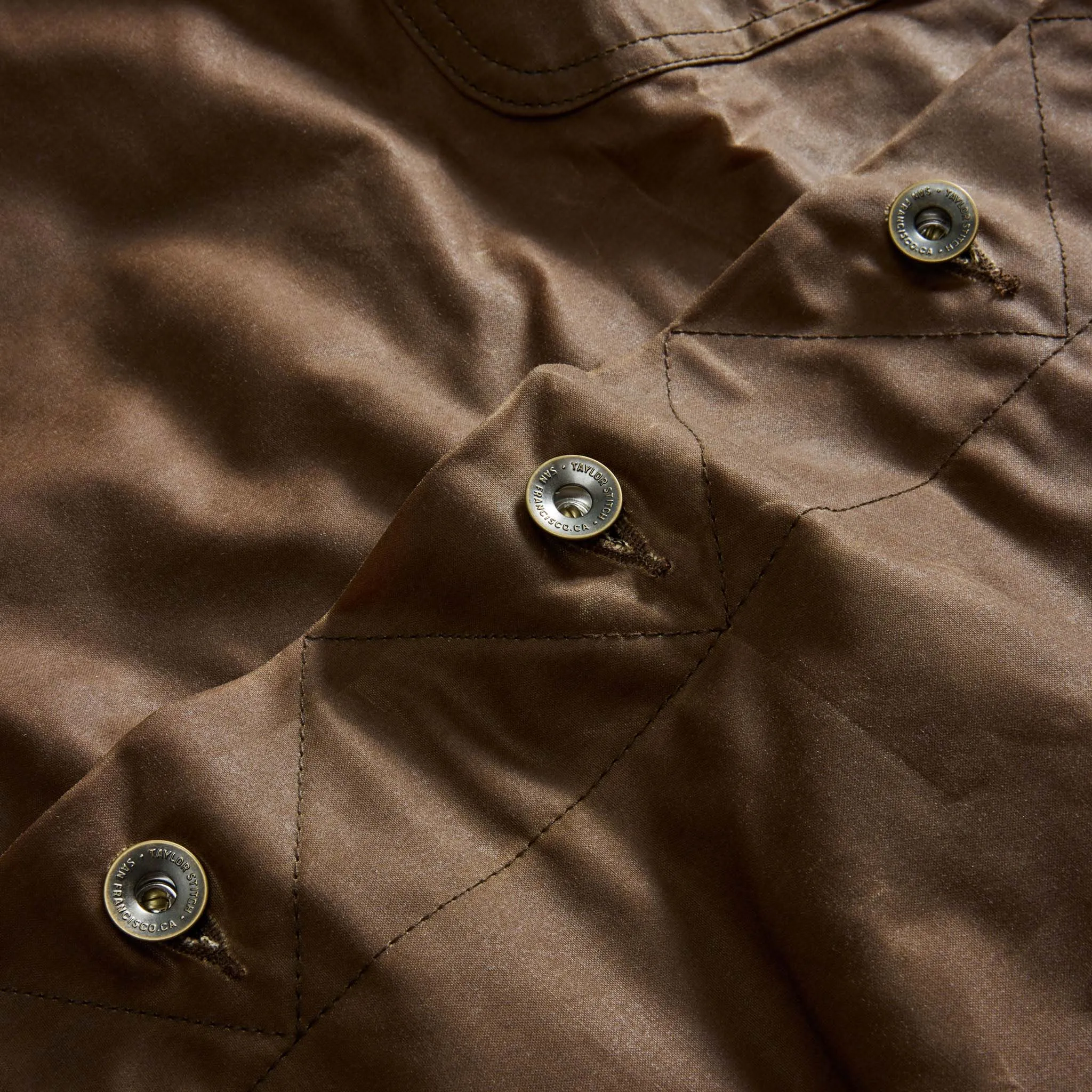 The Long Haul Jacket in Dark Khaki Waxed Canvas