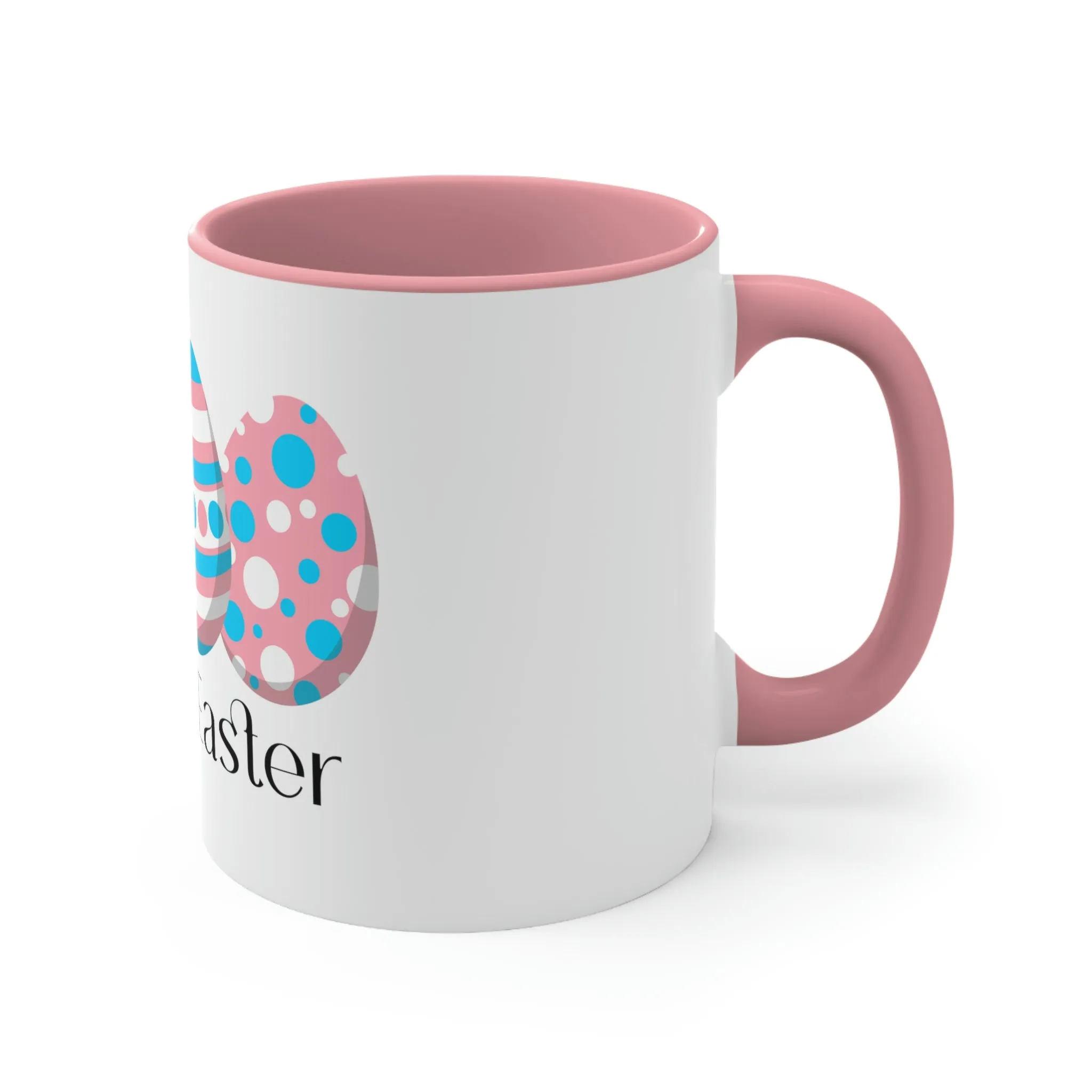 Transgender Flag Accent Coffee Mug Easter Festival - Happy Easter