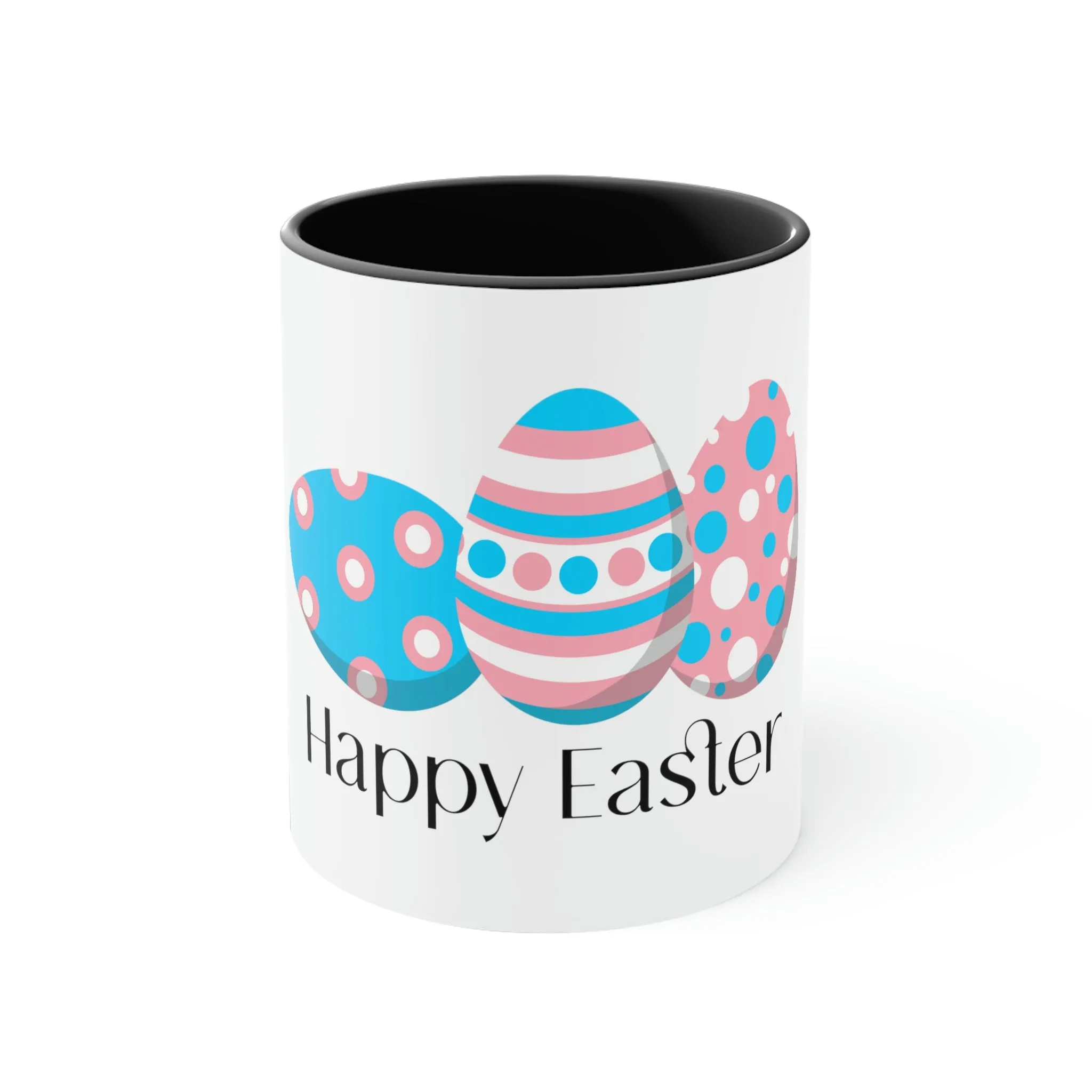 Transgender Flag Accent Coffee Mug Easter Festival - Happy Easter