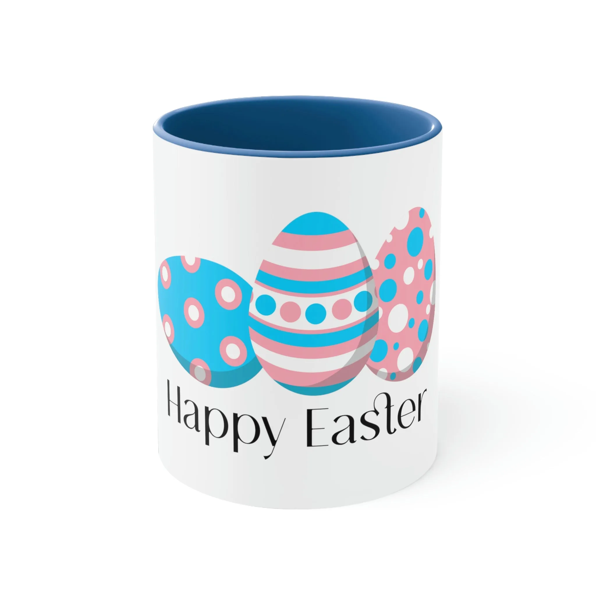 Transgender Flag Accent Coffee Mug Easter Festival - Happy Easter