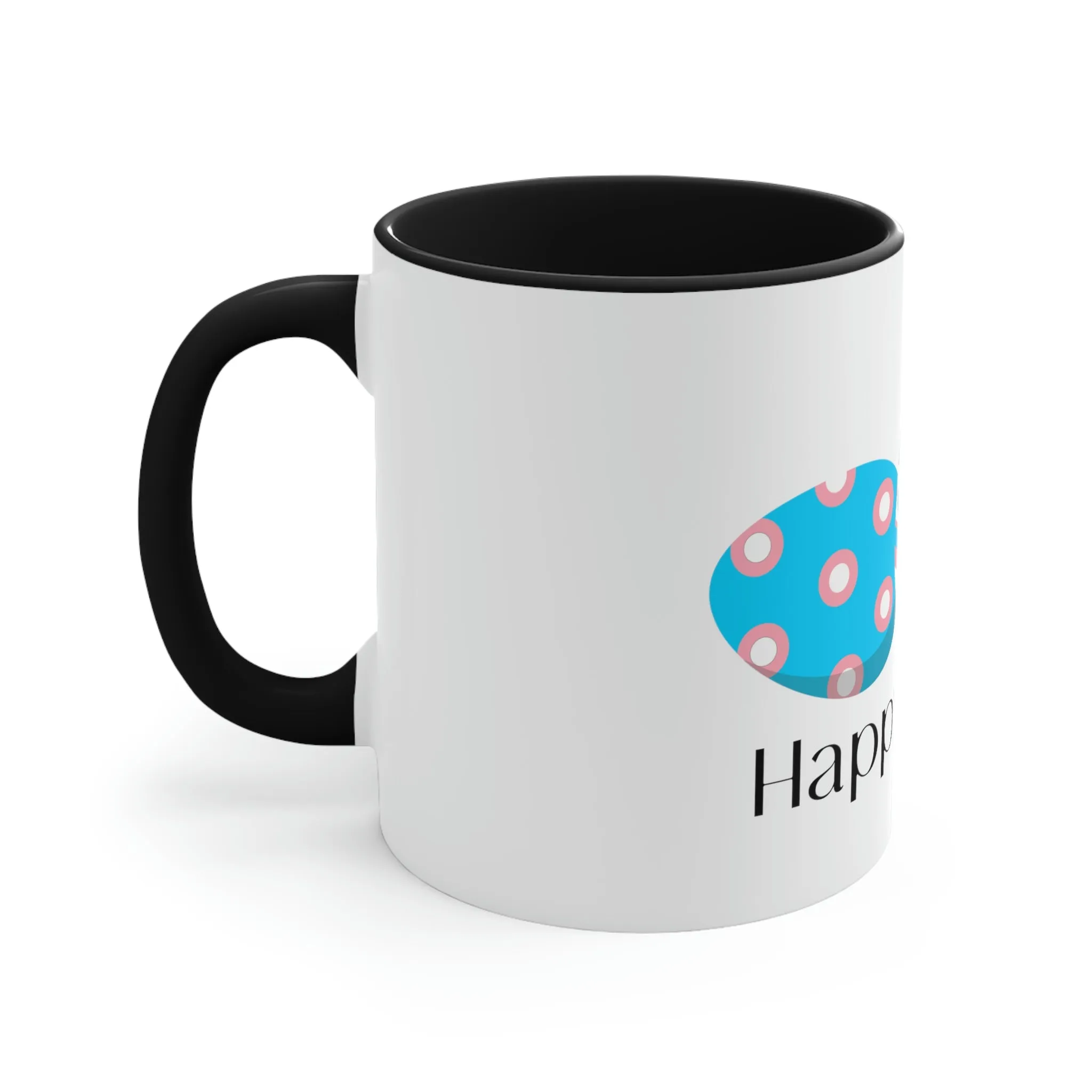 Transgender Flag Accent Coffee Mug Easter Festival - Happy Easter