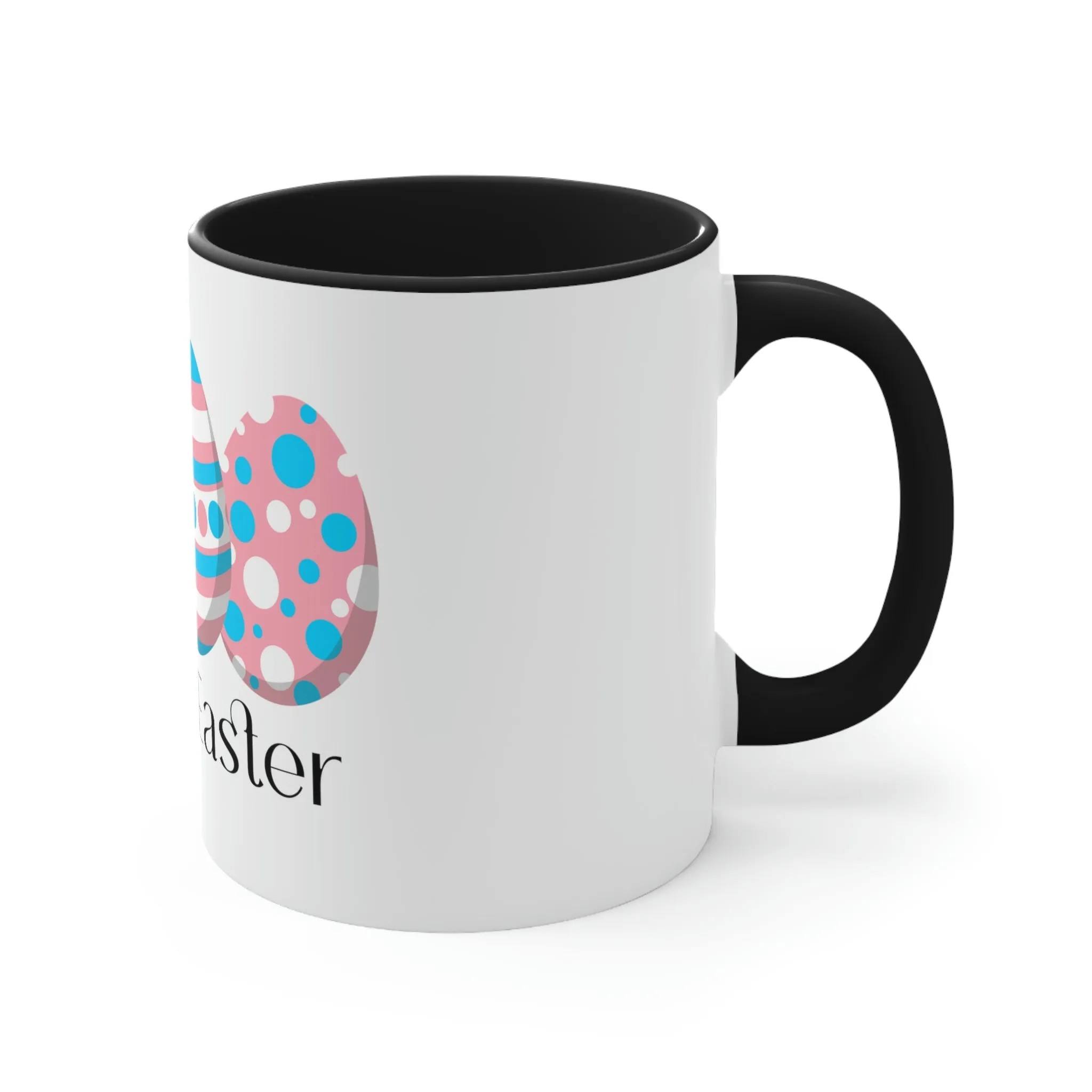 Transgender Flag Accent Coffee Mug Easter Festival - Happy Easter