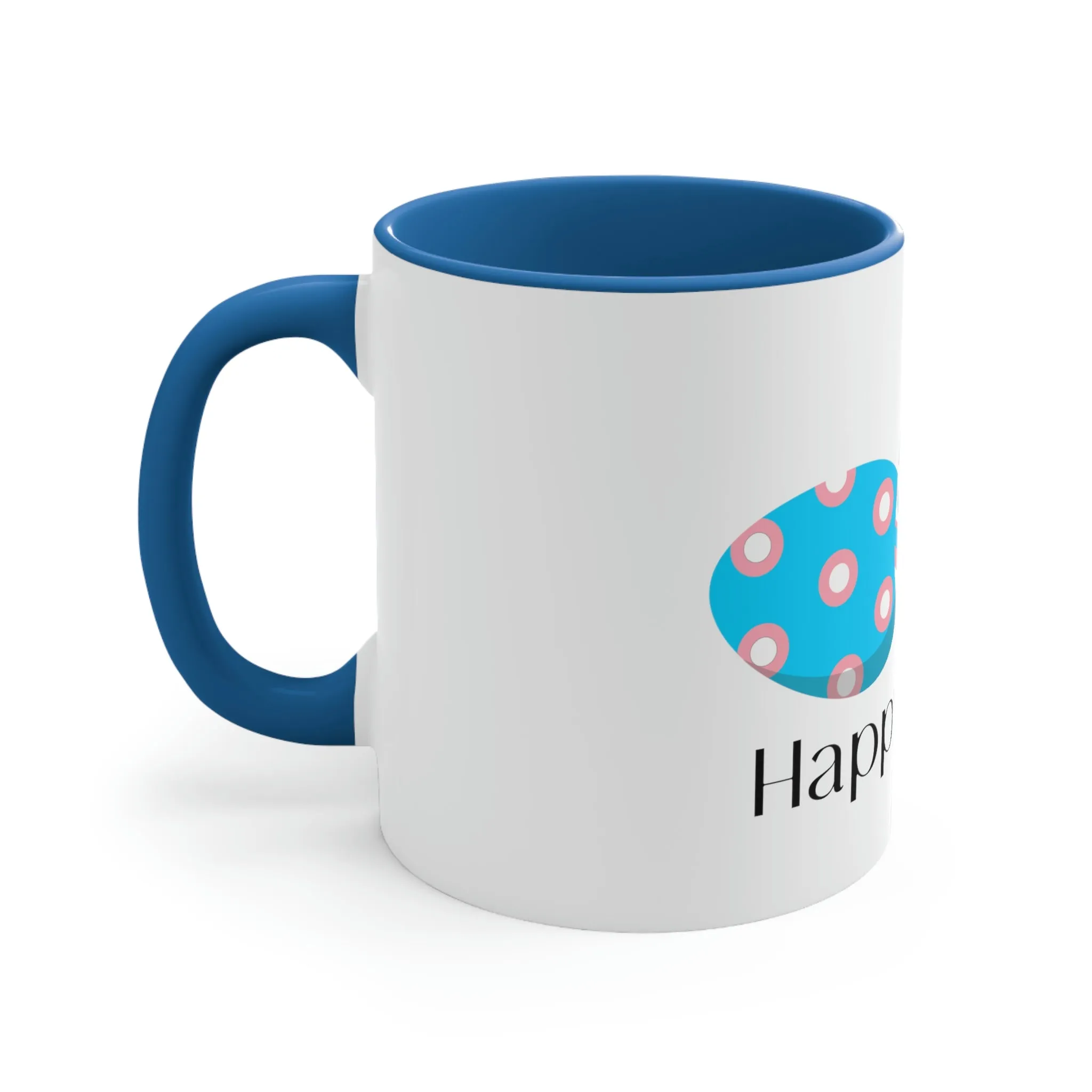 Transgender Flag Accent Coffee Mug Easter Festival - Happy Easter