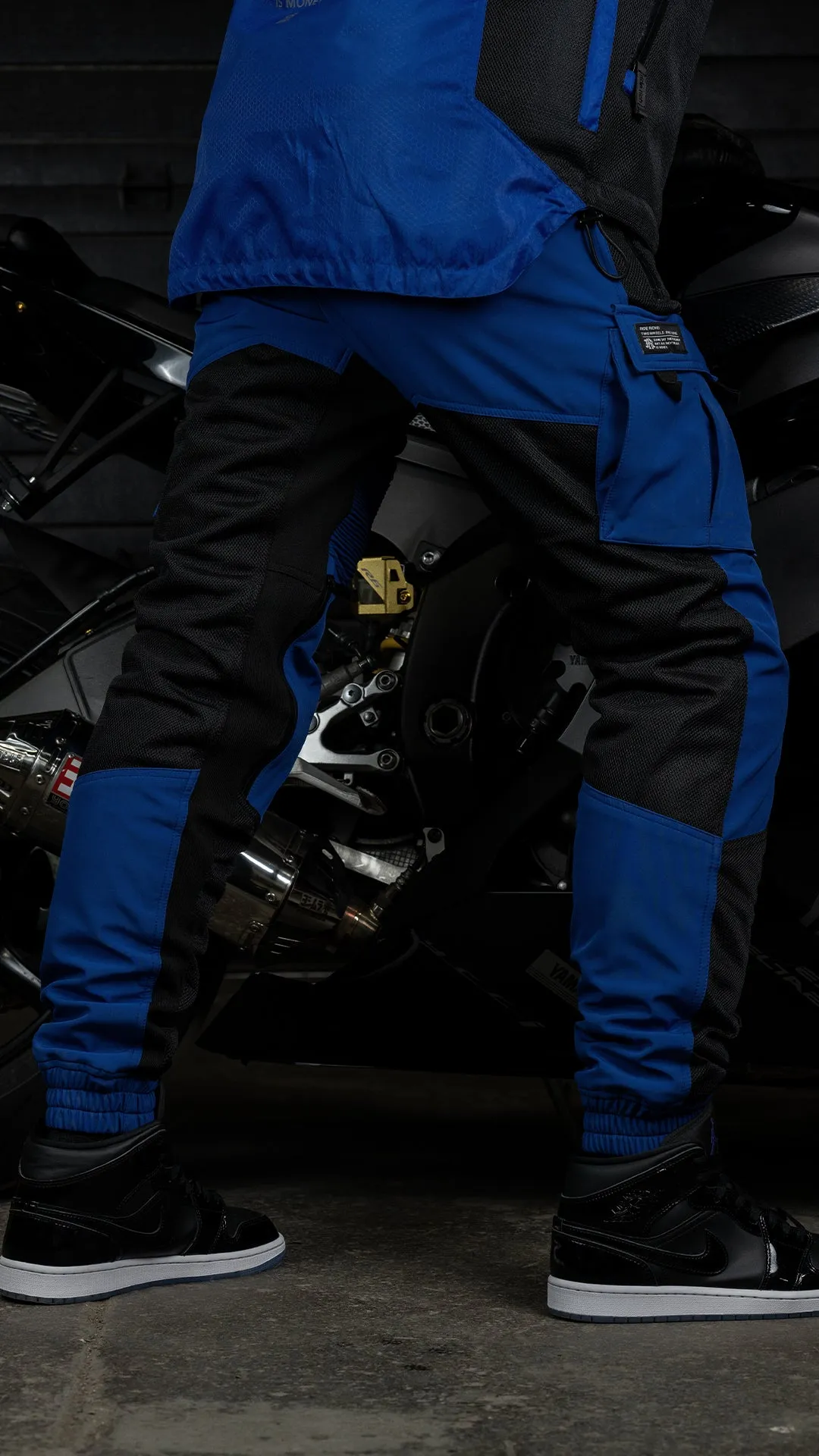 Unit 16™ V2.Flow™ Mesh Armoured Cargo Joggers {Blue}