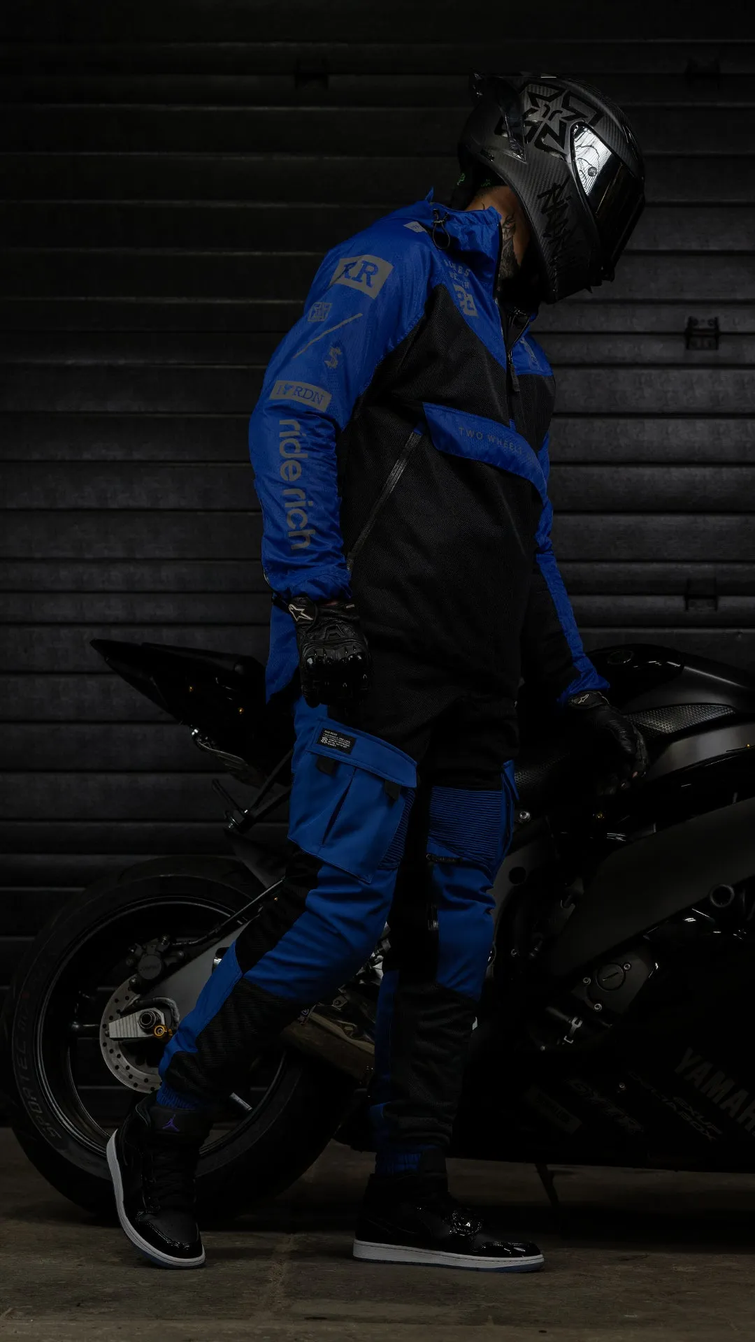 Unit 16™ V2.Flow™ Mesh Armoured Cargo Joggers {Blue}