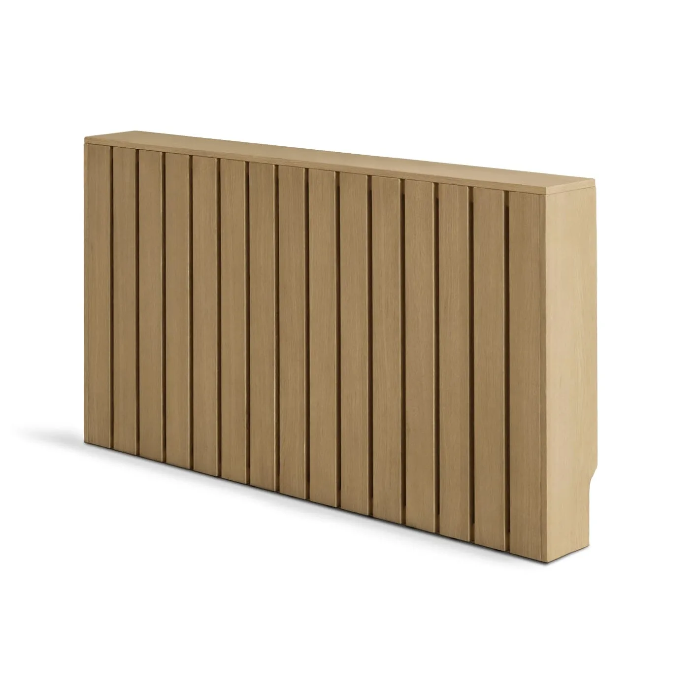 Willow Large Radiator Cover - Pale Oak